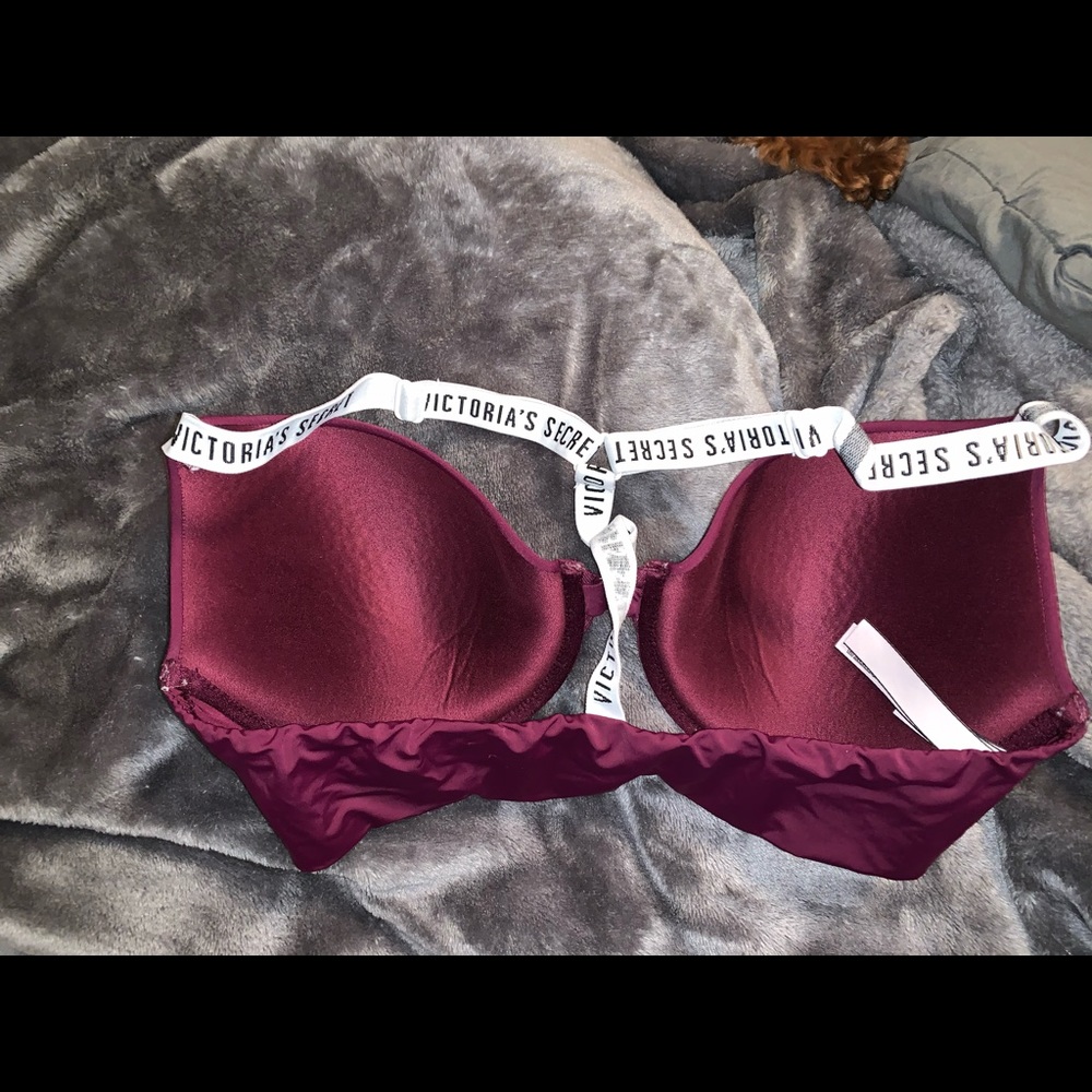 Burgundy Victoria’s Secret T-Shirt Bra